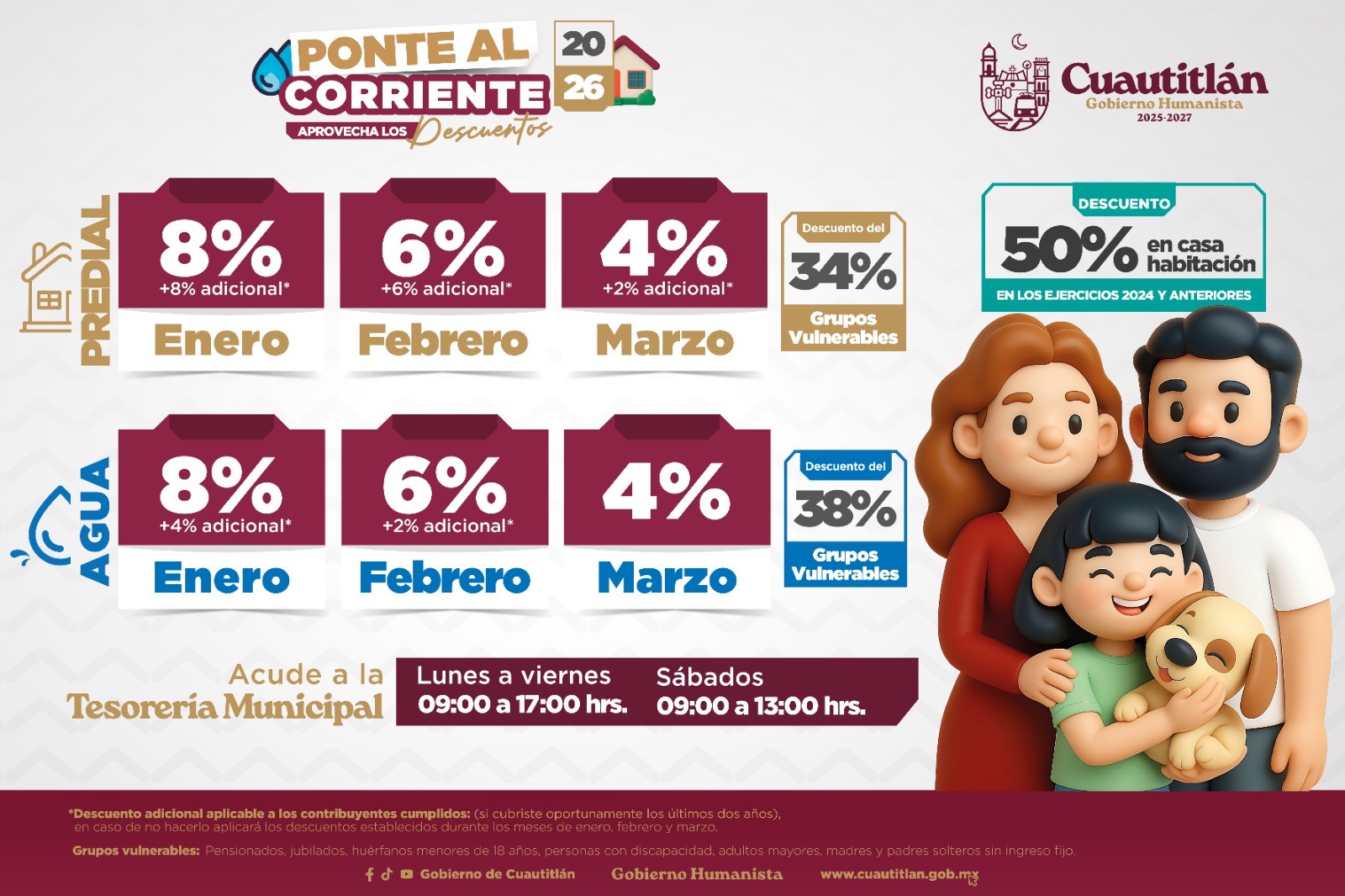 Ponte al corriente Tesorería Municipal